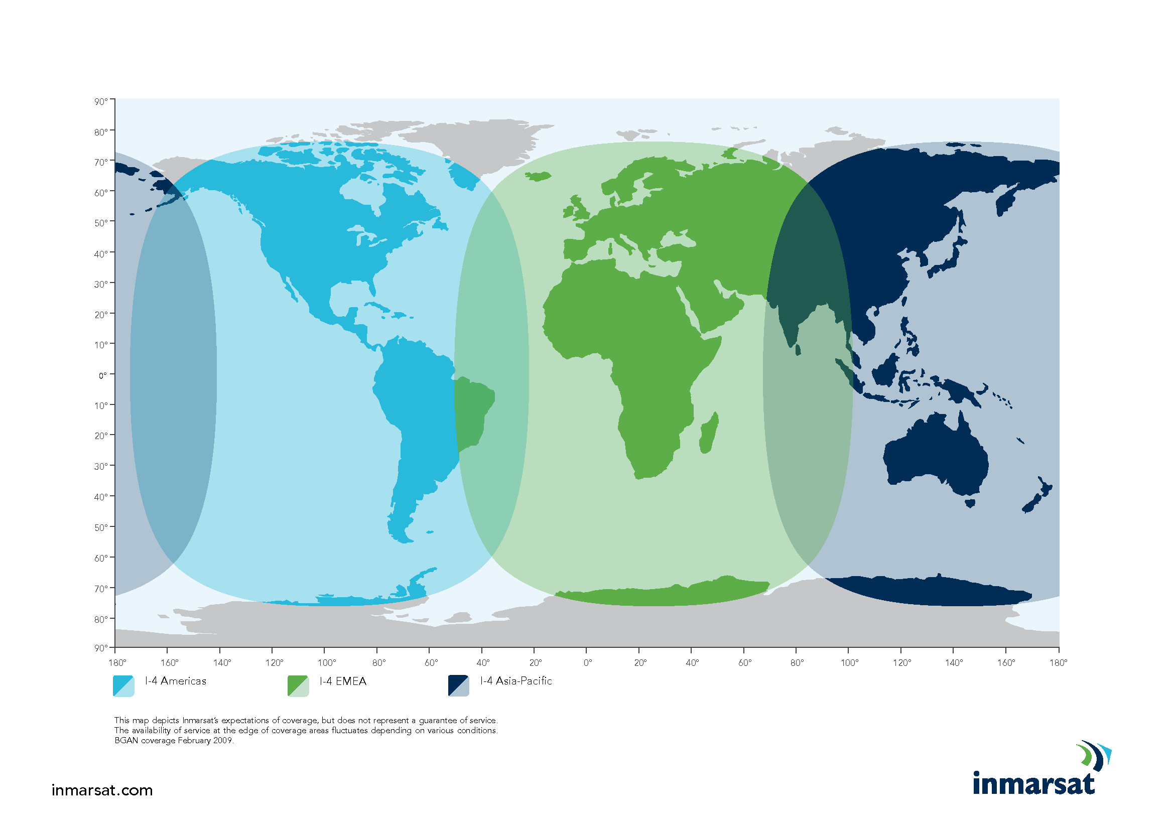 Inmarsat Coverage Map