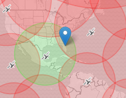 Iridium Satellite Location Map Tool