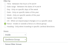 geofence group support