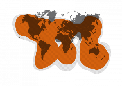 Globalstar Commercial IoT Coverage Map Globalstar Commercial IoT Coverage Map