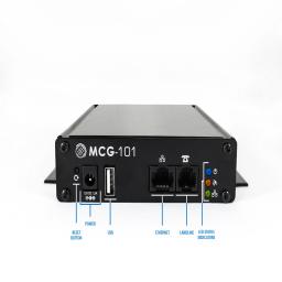 MCG-101 Equipment overview Front MCG-101 Equipment overview Front